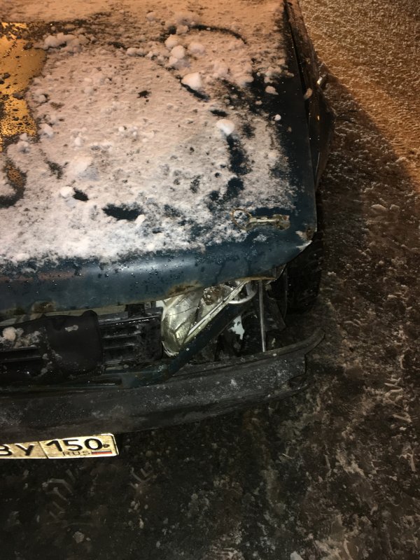 Москвич 2141 Цоя после аварии