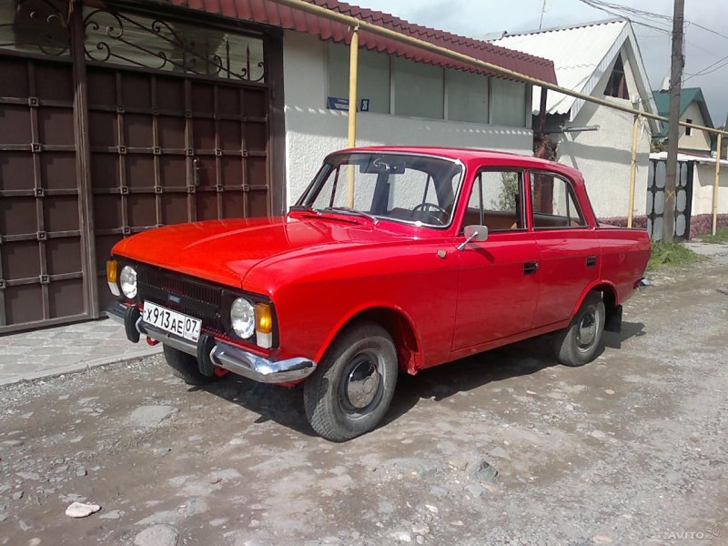 Москвич 412 красный АЗЛК