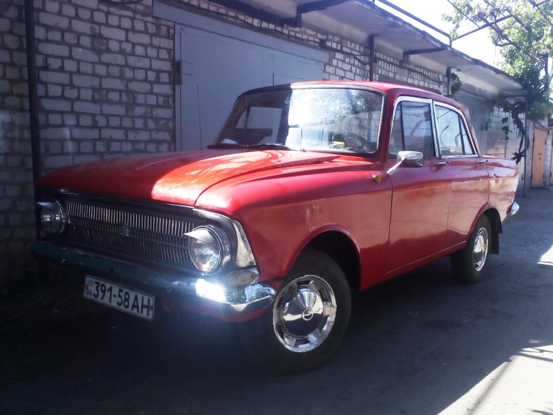 Москвич 412 красный АЗЛК