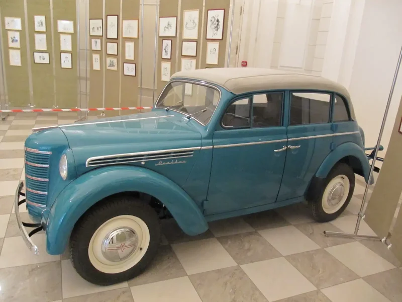 Москвич 400 и Опель кадет
