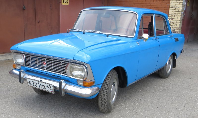 Москвич 412 голубой