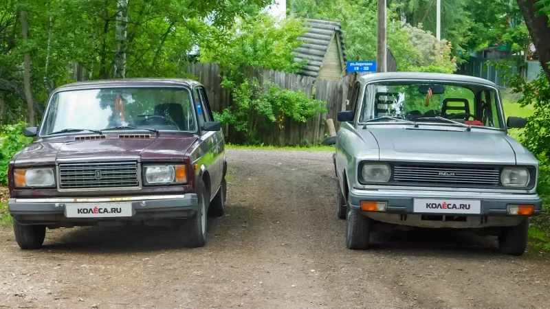 ВАЗ 2107 И АЗЛК 2140
