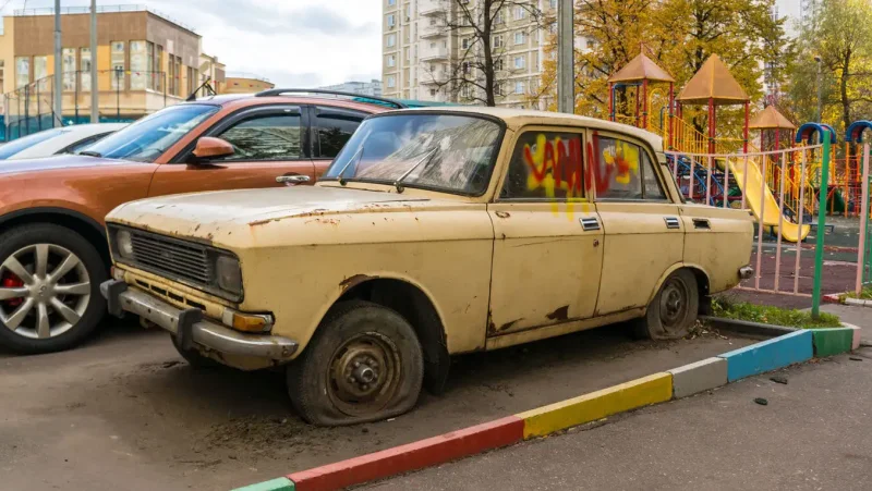 Москвич 2140 брошенный