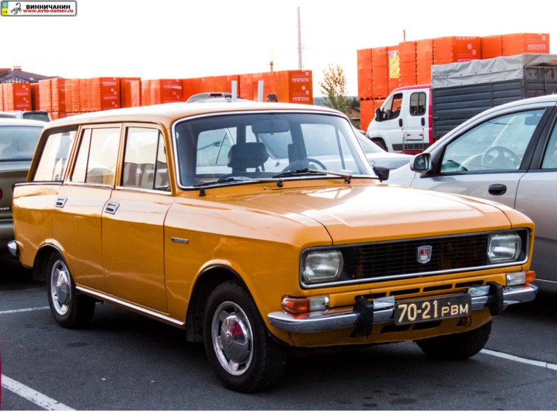 Москвич 412 универсал синий
