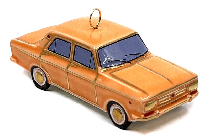 Машинка игрушка Москвич оранжевый