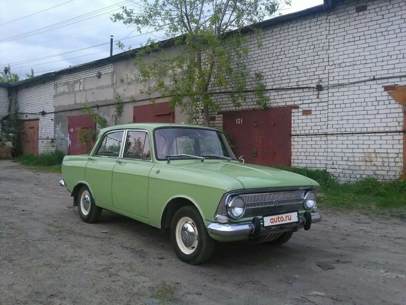 Москвич 412 зеленый