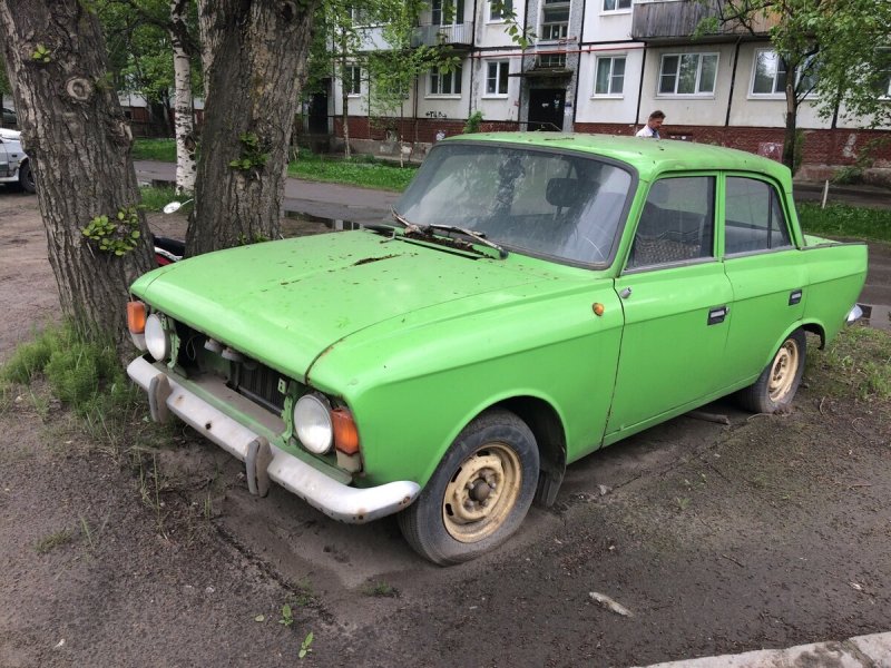 Москвич 412 ИЭ зелёный