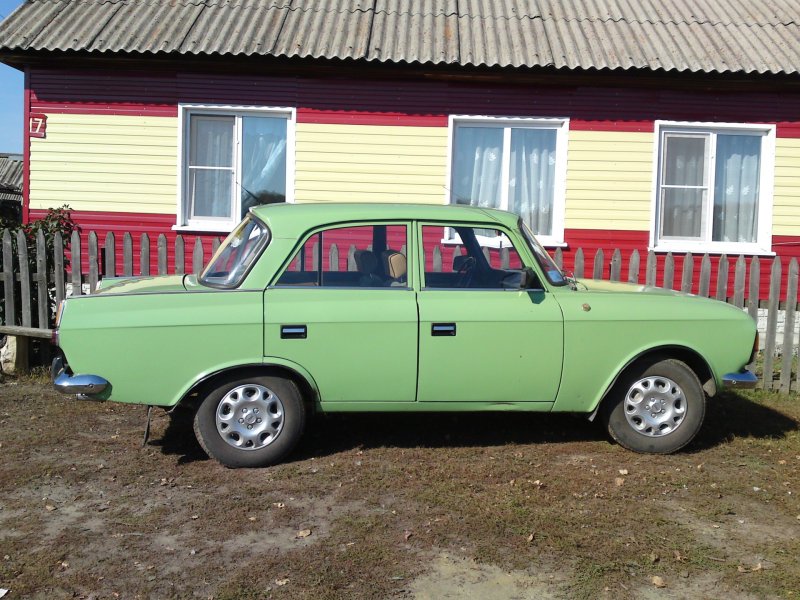 Москвич 412 салатовый цвет