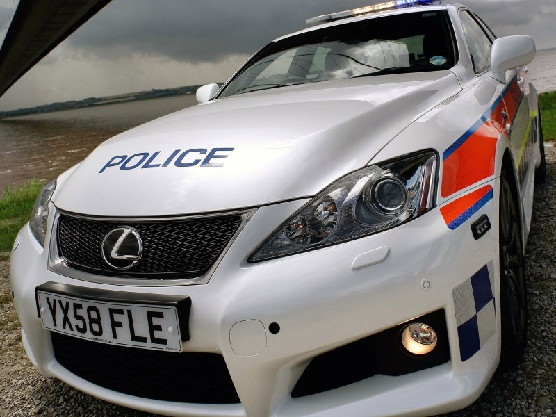 Lexus Police cars