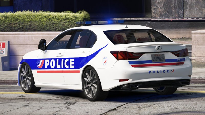 Lexus GS полицейский
