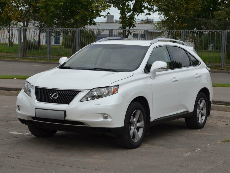 Lexus rx270 белый