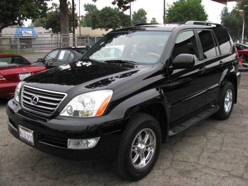 Lexus gx470 2007 черный