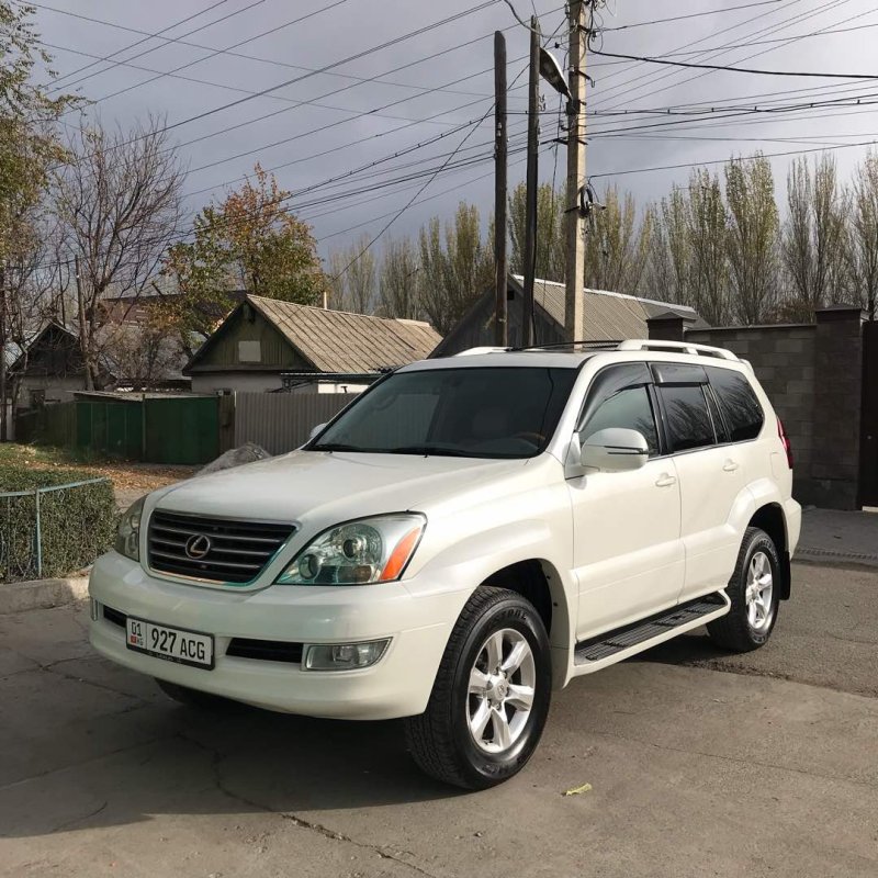 Lexus gx470 2005 белый