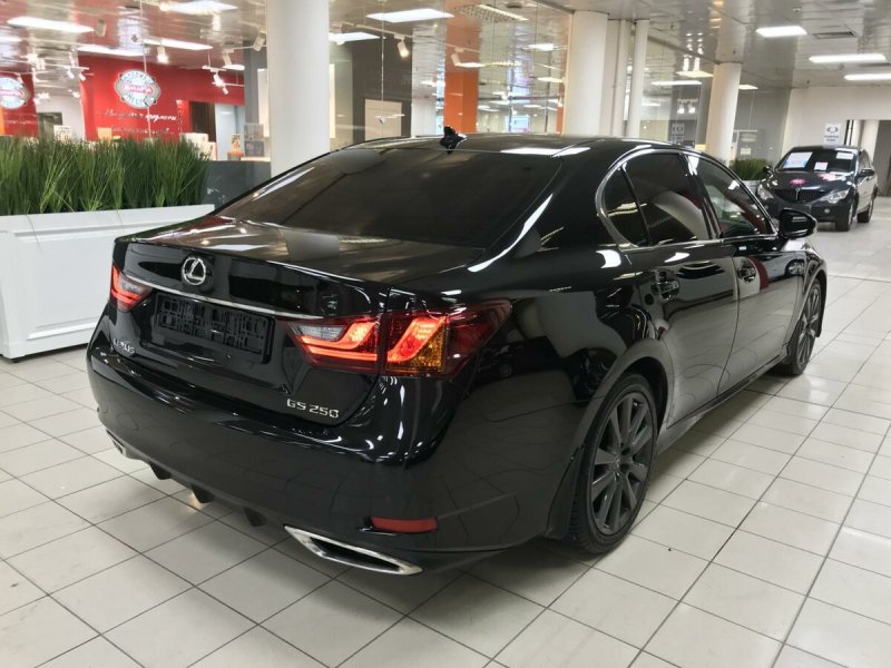Lexus GS 2015 черный тонированный