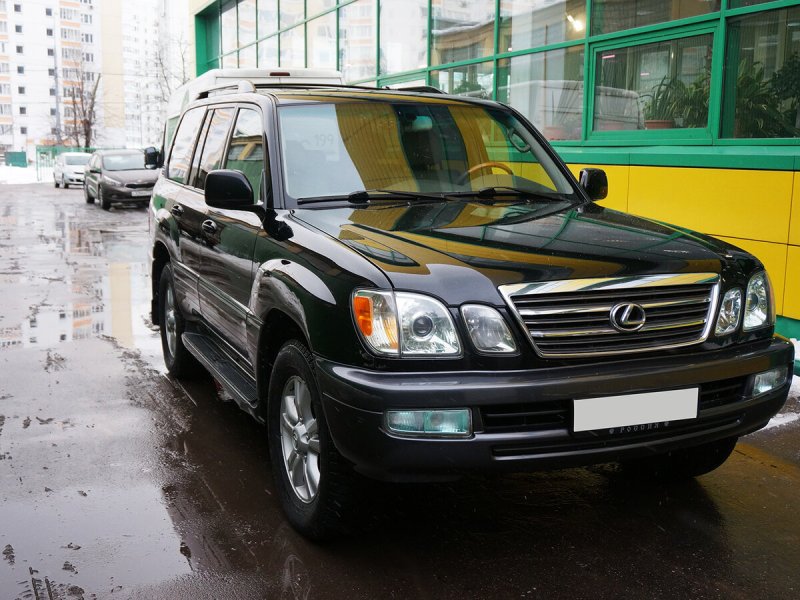 Lexus lx470 белый Tuning