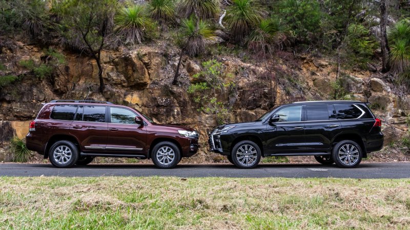 Toyota Land Cruiser vs Lexus LX 570