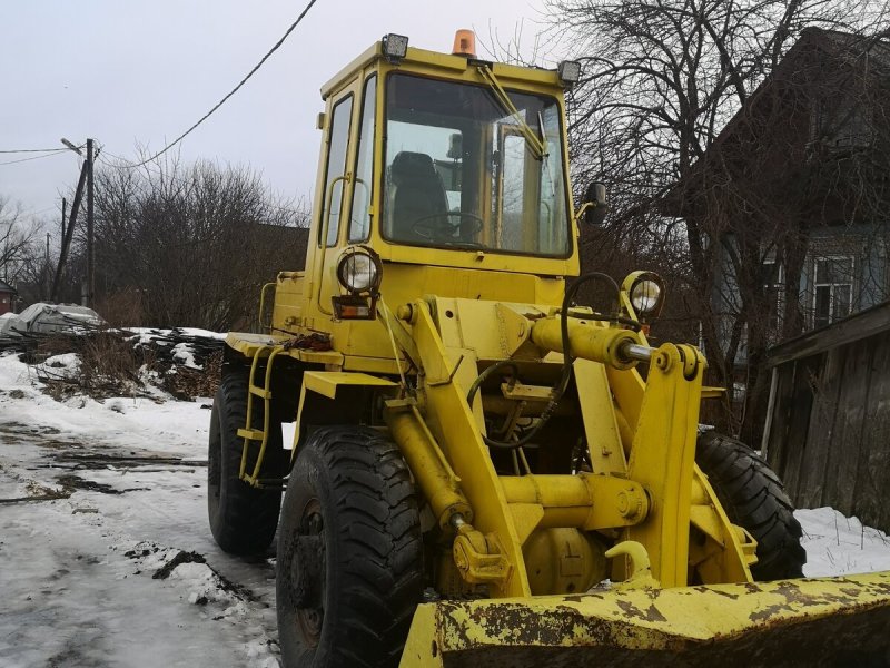 То-30 погрузчик в снегу