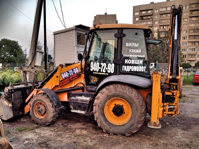 Планировочный ковш на экскаватор погрузчик JCB