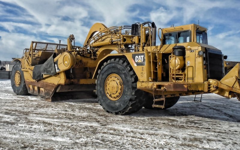 Скрепер Caterpillar 637f