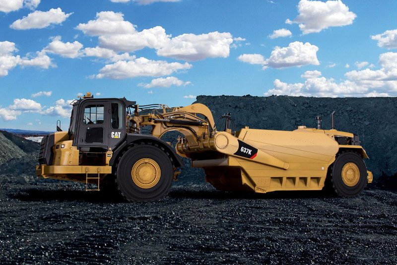 Скрепер Caterpillar 876