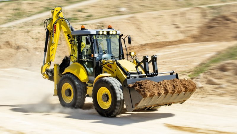 New Holland экскаватор погрузчик