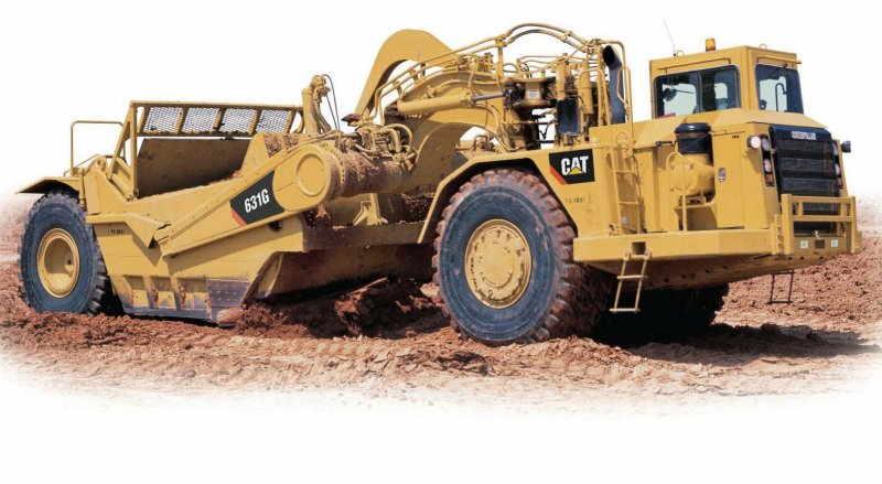 Скрепер Caterpillar 637f