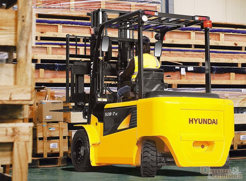 Электрические погрузчики Hyundai 50b-9