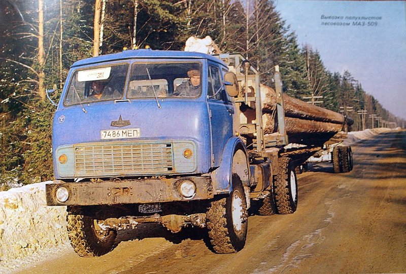 МАЗ 505 лесовоз