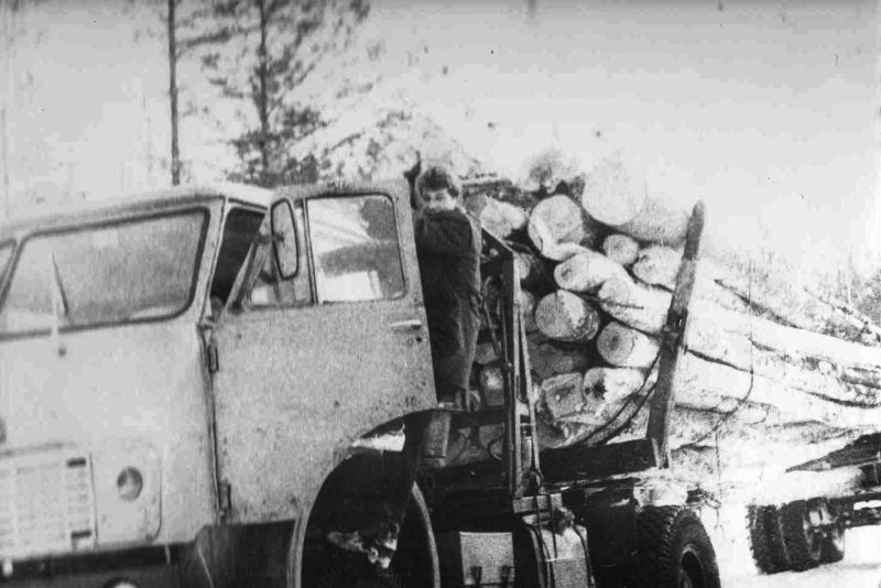 Лесовоз МАЗ 509 леспромхоз