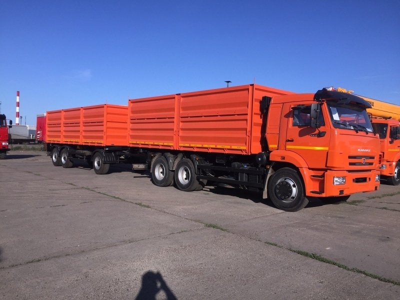 КАМАЗ 65115 зерновоз новый