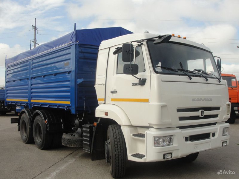 КАМАЗ 65115 бортовой зерновоз