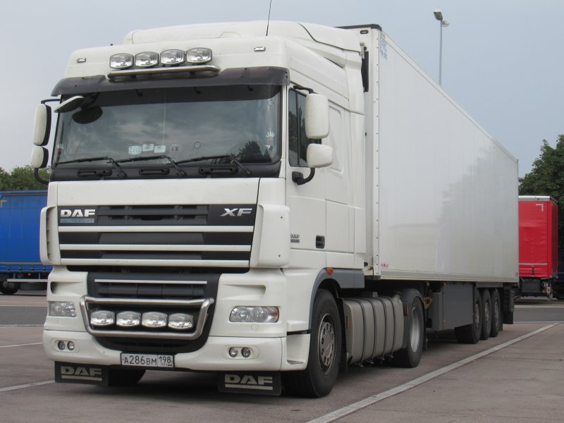 DAF 95xf с полуприцепом рефрижератор