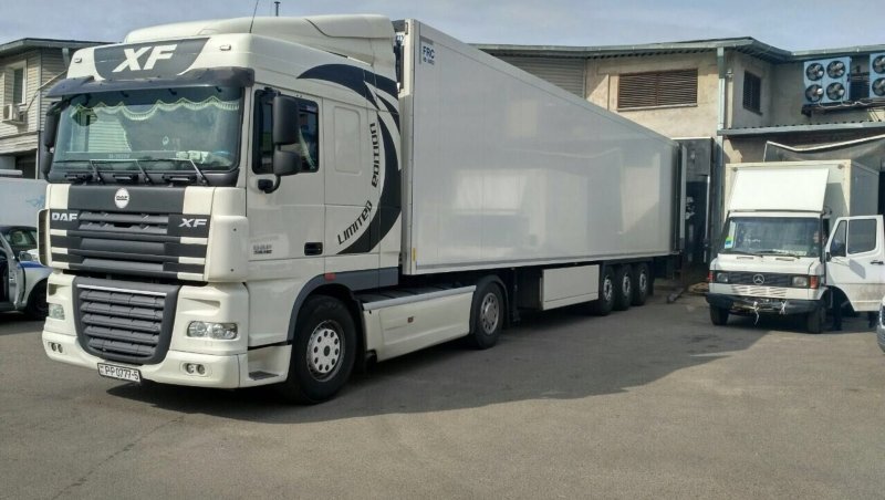 DAF 95xf с полуприцепом рефрижератор