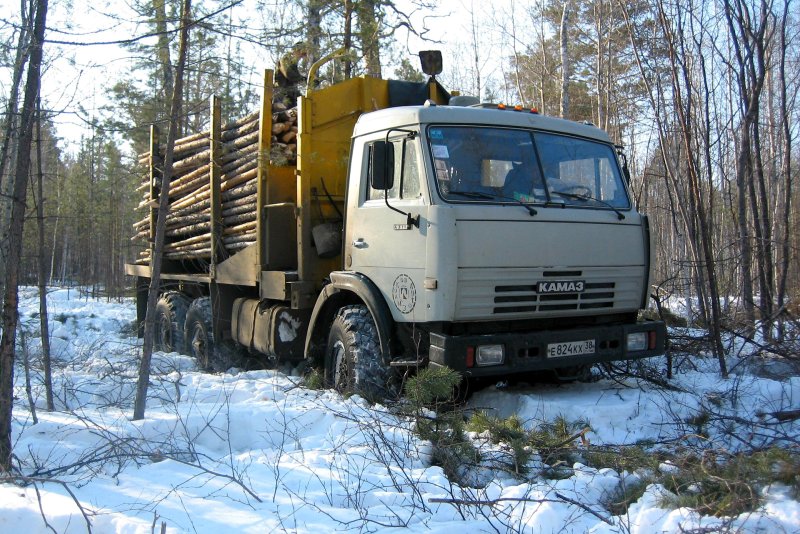 КАМАЗ 6423 лесовоз