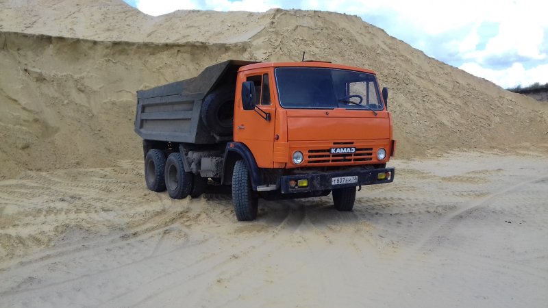 КАМАЗ 55111 С щебнем