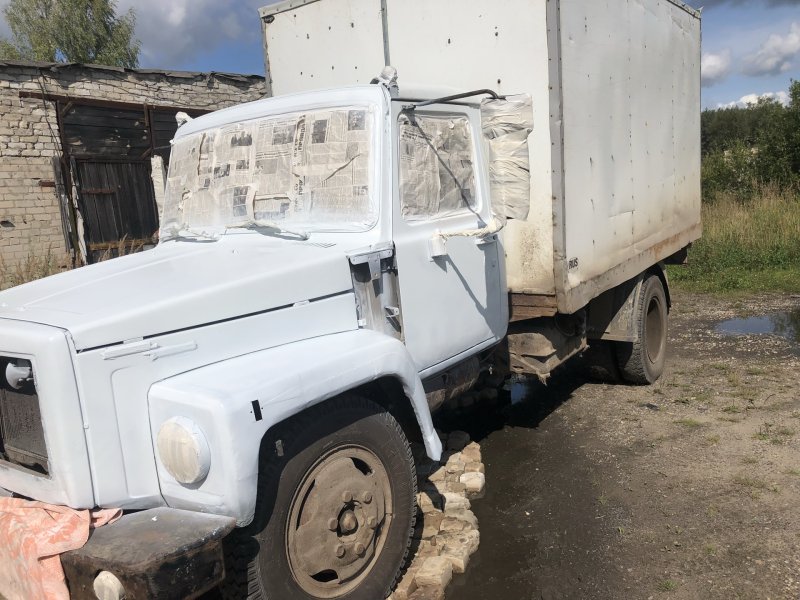 Покраска ГАЗ 3307 самосвал
