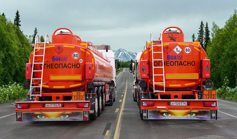 КАМАЗ бензовоз Лукойл