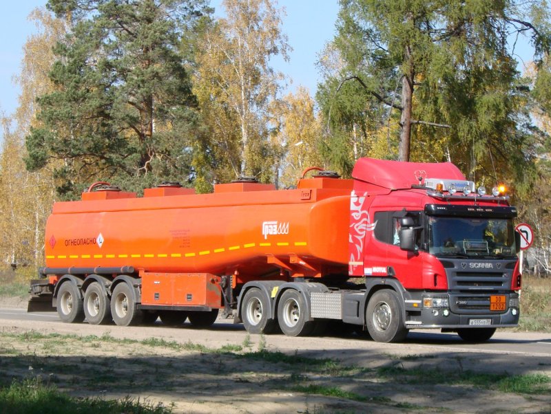 Скания тягач бензовоз