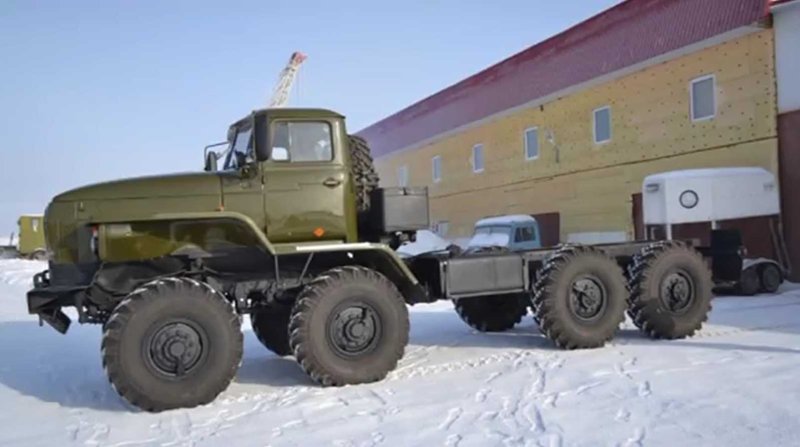 Вездеход 8x8 Урал 4320