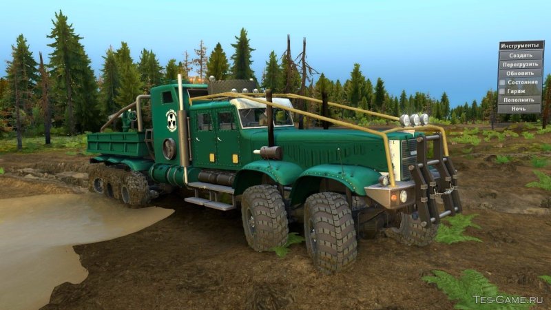 КРАЗ-255 удлинённый для Spin Tires