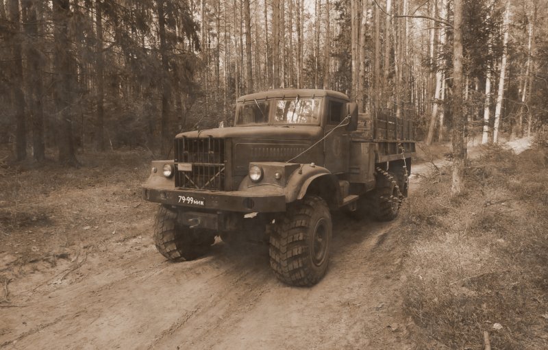 КРАЗ 255 B лесовоз