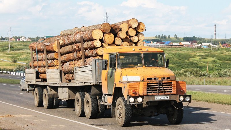 КРАЗ 64371 лесовоз