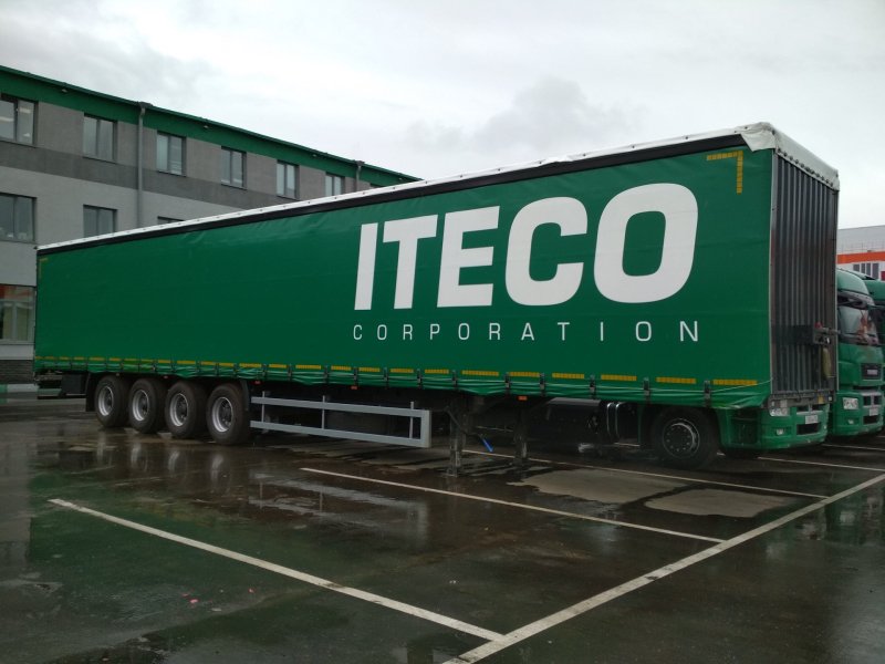 Iteco 4 осный прицеп