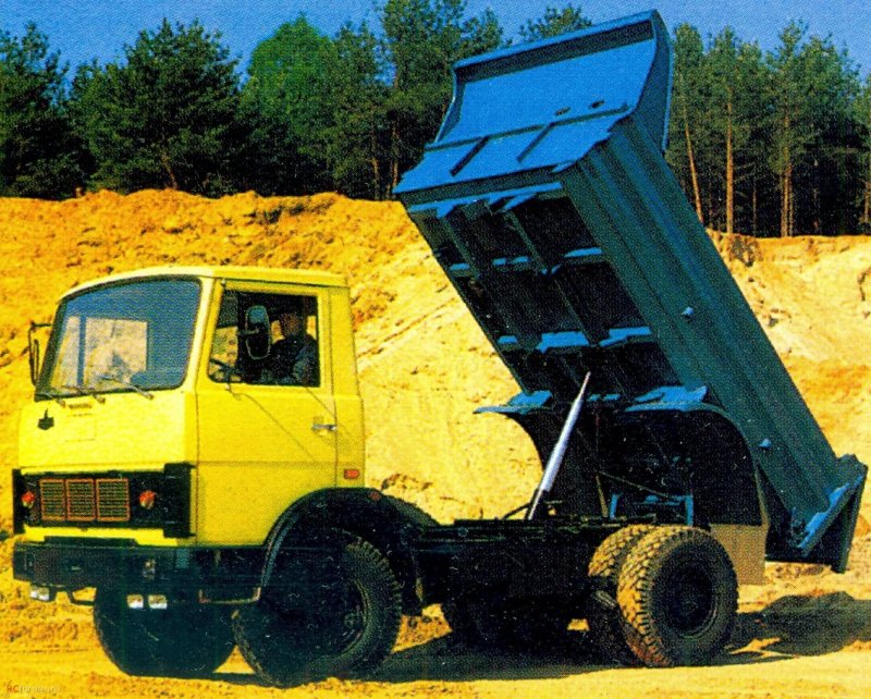 МАЗ 5551 полуприцеп цемент