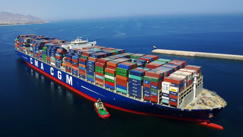 Контейнеровоз CMA CGM G Washington