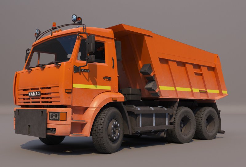 Грузовой самосвал КАМАЗ 65115