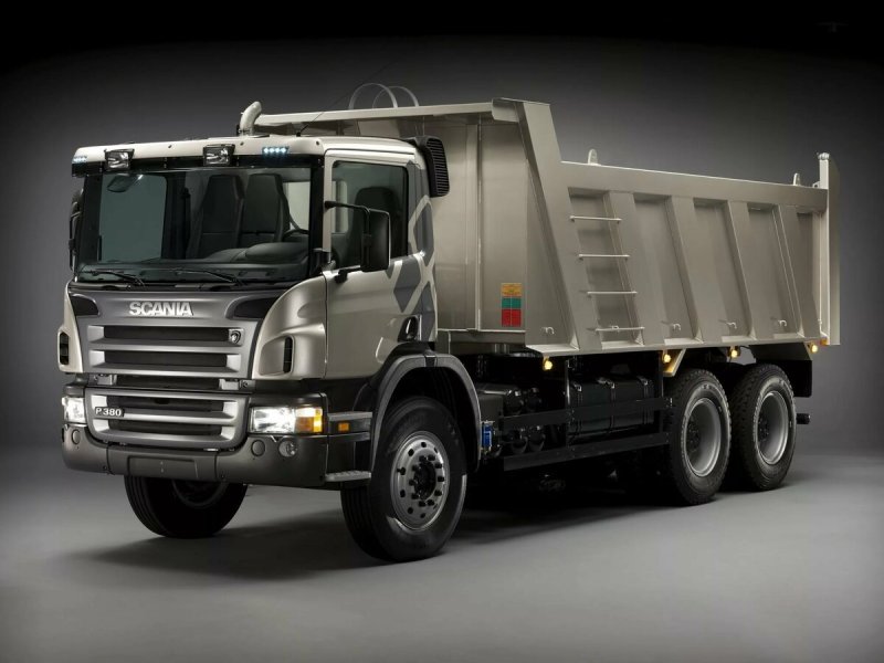 Scania p380 6x6 самосвал
