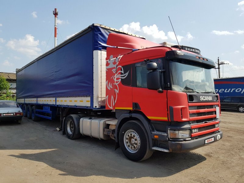 Сцепка фура Скания r580