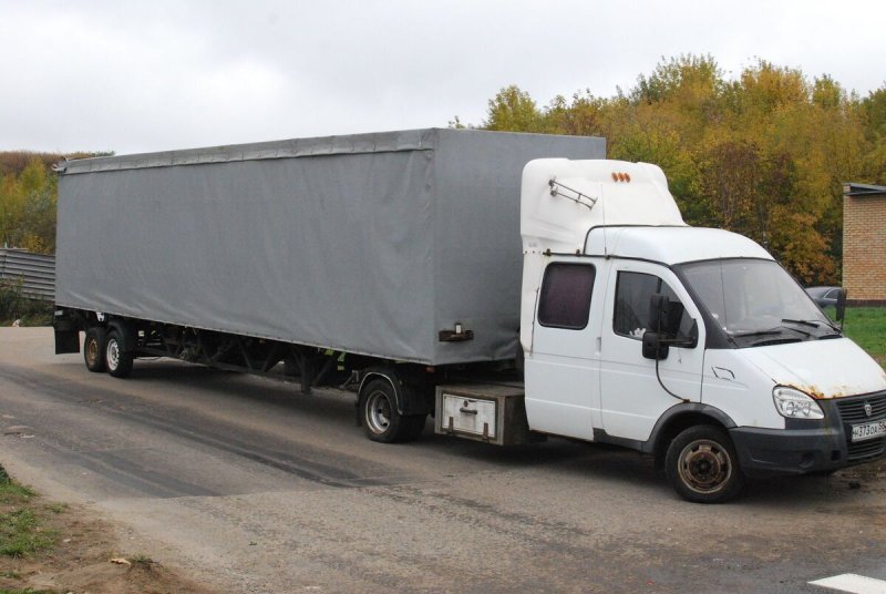 ГАЗ 3302 С прицепом