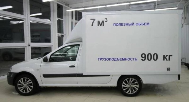 Lada Largus prima промтоварный фургон